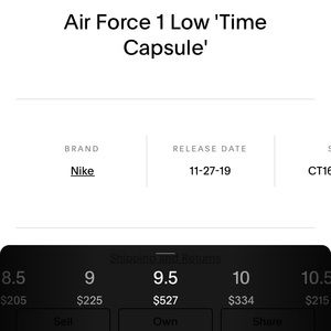I’m selling nike Air Force 1 low time capsule